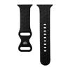 Fivela Borboleta Gravada com Letras Pulseira de Silicone Adequada para Apple Watch Séries 9, 10, S11, Pulseira iWatch Ultra