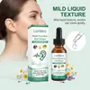 Gotas para Ouvido LANISKA 30ml Cuidado Auricular Uso Doméstico Suave Refrescante Confortável Design com Conta-gotas para Canal Auditivo