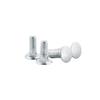 Parafuso galvanizado GB14 cabeça semiesférica pescoço quadrado parafuso pescoço quadrado parafuso de carroça M6M8M10M12 fornecimento de fábrica