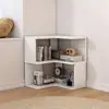 Prateleira de Canto para Parede de Madeira Maciça Gabinete de Mesa Gabinete de Chão Gabinete de Armazenamento Gabinete de Armazenamento Doméstico Gabinete de TV Estante de Livros