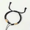 Novas Pulseiras Tecidas Artesanais Semi-Acabadas Estilo Chinês com Contas de Transferência, Pulseiras de Casal em Várias Cores, em Estoque, Adequadas para o Ano de Nascimento