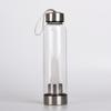 Fábrica en stock al por mayor para hombre, taza de spa para el hogar, botella de agua de cristal natural, taza de columna de cristal hexagonal avanzada, taza de energía