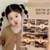 Diadema Marrón para el Pulgar para Niñas Pequeñas, Alta Elasticidad y Sin Daño al Cabello, Goma para el Cabello para Bebés y Niños Pequeños, Goma Elástica Pequeña Chirp
