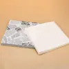 Papel Anti-Gordura Americano Personalizado Lanches Fritos Papel Anti-Gordura Prato de Pão Papel de Panificação Doméstica Papel Manteiga Frango Frito Papel Absorvente de Gordura
