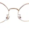 0955 Inserto de Lámina Metálica Patilla Monturas de Gafas al por Mayor Montura Delgada Polygonal Gafas Metálicas Lisas Gafas de Prescripción