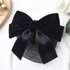 Flor de Cabeza Femenina Pinza para el Cabello de Enfermera Profesional Set de Malla para el Cabello de Azafata Accesorios para el Cabello de Trabajo de Hotel Lazo de Bolsillo de Red