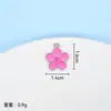 Colgante de Flor con Forma de Corazón Multicolor Aleación de Esmalte Accesorios de Joyería DIY Materiales Ecológicos Fábrica Colgante Accesorios Personalización