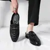 Pantuflas de Mocasín sin Talón para Hombre, Adecuadas para Vestidores, Mocasines Casuales de Deslizamiento para Usar al Aire Libre