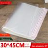 30x45cm grande espessura 5 filme de seda para roupas embalagem saco autoadesivo saco autoadesivo transparente saco de vedação feito sob medida