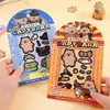 Dolphin Door Serie Eterna Pegatinas Magnéticas para Vestir Sin Cortar Hechas a Mano para Niños Juego Interactivo Padres e Hijos Pegatinas Decorativas
