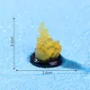 Paisagem em miniatura de comércio exterior transfronteiriço, pequeno coral que brilha no escuro, decoração de aquário oceânico, acessórios DIY, enfeites de garrafa ecológica