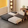 Sofá Perezoso Sofá de Tela para Apartamentos Pequeños, Sala de Estar, Balcón, Tatami, Bloque de Tofu, Sofá Modular Combinado Estilo Crema