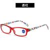Nuevos lentes de lectura Impresión Jiangnan moda lentes de lectura anti-luz azul al por mayor lentes dorados para mujer lentes de lectura HD