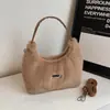 Bolso de Hombro de Moda Tendencia Otoño 2026 Bolso de Mano Popular de Alto Valor para el Trabajo Viaje Bolso Cruzado de Felpa