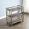 Suporte de Vegetais em Ferro para Restaurante de Hot Pot, Prateleira de Armazenamento Simples de Cozinha em Camadas, Suporte para Ingredientes, Uso Comercial