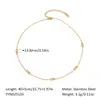 Amazon Moda Pulsera Tobillera Collar Simple de Alto Sentido para Mujer Acero de Titanio Oro 18K Chicas Dopamina Ins Celebridad de Internet