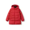Roupas Infantis Balabala Nova Jaqueta de Penas para Meninos e Meninas, Casaco Quente de Comprimento Médio de Inverno para Crianças Mais Velhas