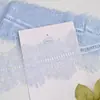 Tela de Borde de Encaje de pestañas de Doble Cara de 3 m de Largo para Decoración de Escote de Vestido, Borde de Encaje Bordado Hueco