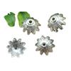 Aleación Cuentas de plata Xizang pétalos grandes toroide retro plata de imitación al por mayor ropa collar colgante pulsera accesorios de joyería