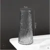 Vaso de Pintura Dourada Celebridade da Internet Vidro Transparente Sala de Estar Ornamentos de Flores Decorativos Criativo Simples Nórdico Flor de Água Arranjo