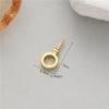 Color oro 14K retenedor de cuentas de medio agujero hebilla universal hebilla de colgante de collar se puede abrir hebilla colgante de perla adhesiva hebilla de joyería diy