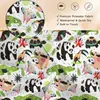Amazon se especializa en cortinas de ducha con estampado digital de dibujos animados, cortinas divisorias de baño sin taladro con diseños personalizables