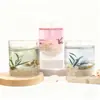 Vela Aromática de Gelatina Cristal do Oceano Lembrança Velas de Aniversário Decoração Vela de Gelatina Transparente Sem Fumaça Forma Transparente Vela de Gelatina Transparente Feita à Mão