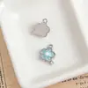 Aleación Gota de Aceite Flor Fresca Hoja de Ginkgo Ins Pequeña Fragancia Collar Pendientes Pulsera Colgante de Joyería DIY
