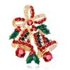 Broches de la Serie Navideña Transfronteriza, Cascabeles, Muñecos de Nieve, Renos, Pines Decorativos, Accesorios, Adornos de Pecho Frescos y Lindos
