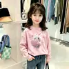 Estilo Nuevo Primavera/Otoño 2026 Ropa Interior Básica Simple de Algodón Puro Manga Larga Cuello Redondo Camiseta para Niñas Bebés Niños Medianos y Grandes Dibujos Animados