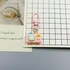Urso Musical Rosa Divertido Chaveiro DIY Pingente Bolsa Acessórios de Resina Acessórios de Joias Cartoon Atacado Ins