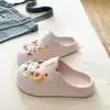 Doce VersátilEstilo Menina Soft Japonesa Desenho Animado Donut EVA Birken Clog Slip-on para Passeios