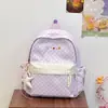 Mochila Xunting Cinza Nebuloso Estrela Estampa Completa para Meninas Mochila Fresca Estilo Japonês para Alunos do Ensino Fundamental II e Médio Mochila Casual para Viagem