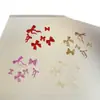 Acessórios de Nail Art Laço Transparente de Gelo Novo Outono e Inverno Maillard Estéreo Tamanho Laço de Resina Acessórios de Nail Art DIY