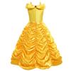 2022 Vestido de Princesa Bell La Bella y la Bestia Vestido de Princesa Amarillo para Niñas Amazon Desfile de Vestidos Infantiles