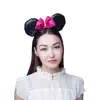 Accesorios para el cabello de anime clásicos diadema de lentejuelas con lazo diadema de orejas dulces de dibujos animados europeos y americanos fabricantes de diademas al por mayor