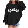 Sudadera con Capucha Creativa de Flores para Niños Amazon Otoño Casual Más Fácil de Combinar Sudadera de Terciopelo