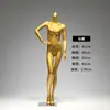 Tienda de lencería accesorios de tienda de ropa escaparate maniquí dorado falso body sujetador sujetador maniquí de lencería expositor cuerpo entero