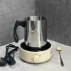 Kit para Hacer Velas de Soja Placa Calefactora Electrónica Suministros para Velas Olla para Derretir Cera de Acero Inoxidable Agitador de Pétalos de Flor de Cerezo