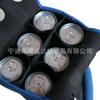 Funda Portátil de Neopreno para Seis Botellas de Cerveza Taza Cubierta Material de Buceo Rojo Coca-Cola Vino Tinto Exterior Taza Fría Funda para Botella
