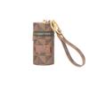 Bolso de Lipstick de Moda Simple con Forma de Cubo Nuevo para Mujer Compacto Portátil Colgante para Llaves Pañuelo de Seda Bolsa Pequeña Bolso de Lipstick