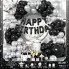 Decoración de Cumpleaños para Celebrante de Internet Set de Globos de Película de Aluminio Casa Nueva Dibujos Animados Habitación de Niños y Niñas Lugar de Disfraces Diseño del Lugar