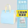 Bolsas isotérmicas personalizadas de papel de aluminio para llevar, bolsas de embalaje para llevar de tela no tejida con aislamiento y conservación del frío, con impresión de logotipo