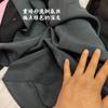 Tecido de seda de cobre e amônia com lavagem pesada de areia textura fria vestido de verão cor sólida tecido de roupa retrô