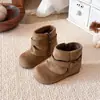 Botas de Invierno para Niños Estilo Coreano con Hebilla Retro Estilo Martin 2026 Otoño Nuevas Suela Suave Versátiles Casuales Unisex Botas de Caña Alta para Niños