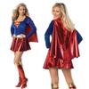 Festa de Halloween Supermulher Cosplay Terno Europeu e Americano Mais Vendido Super-herói Supermulher Capa Saia Terno