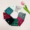 Bolsa de Joias Composta de Veludo de Camada Dupla, Estojo para Brincos e Batom, Bolsa de Proteção para Joias Anti-risco, Bolsa de Botão de Pressão de Flanela