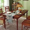 Caminho de Mesa Americano Retrô com Franjas Transfronteiriço Estilo Étnico Jacquard Capa Toalha para Mesa de Centro/TV Caminho de Mesa para Pé da Cama