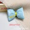 Algodón Relleno de Lazo de Color Caramelo Bordado de Letras Tela Impermeable Nudo de Almohada Accesorios DIY Accesorios para el Cabello Accesorios para Ropa