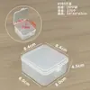 Caja de plástico transparente de PP para ferretería, equipo de pesca con señuelo, tarjetas, caja de almacenamiento de plástico con tapa, caja transparente para accesorios, caja de PP